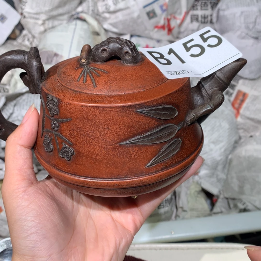 茶壶粗砂紫砂茶壶155