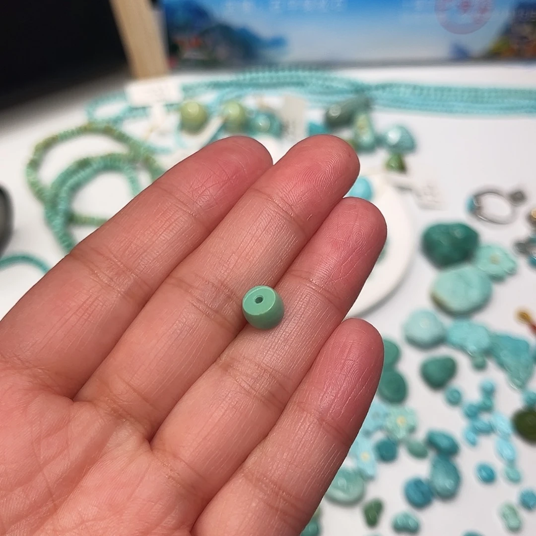 绿松石未镶嵌珠宝半成品