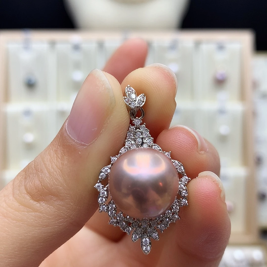 合金淡水珍珠颈饰