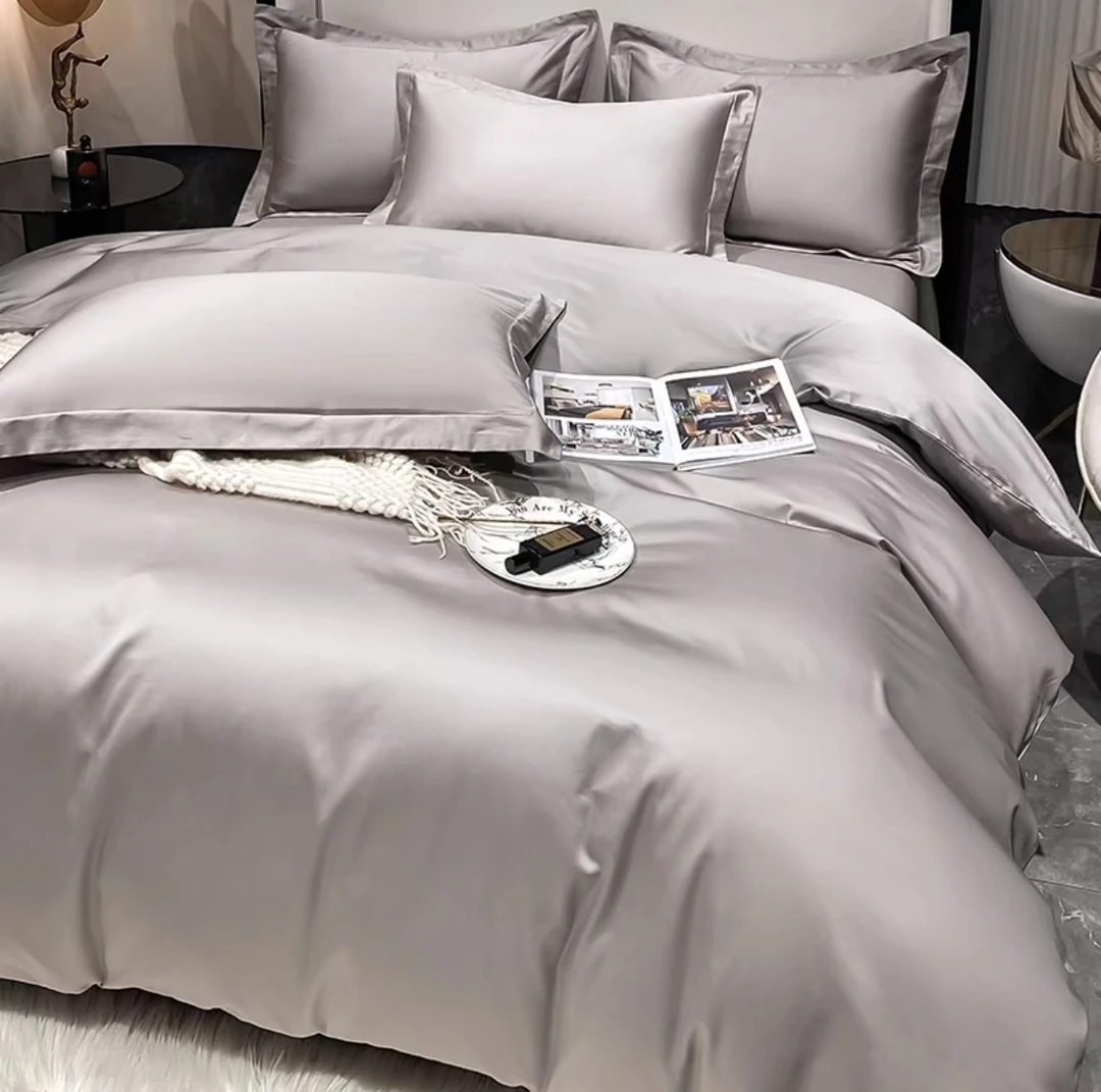 真60支贡缎 轻奢级 床单 被套 床笠 新疆不包邮