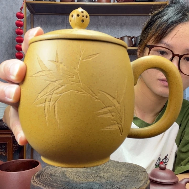 茶杯紫砂原矿紫砂杯