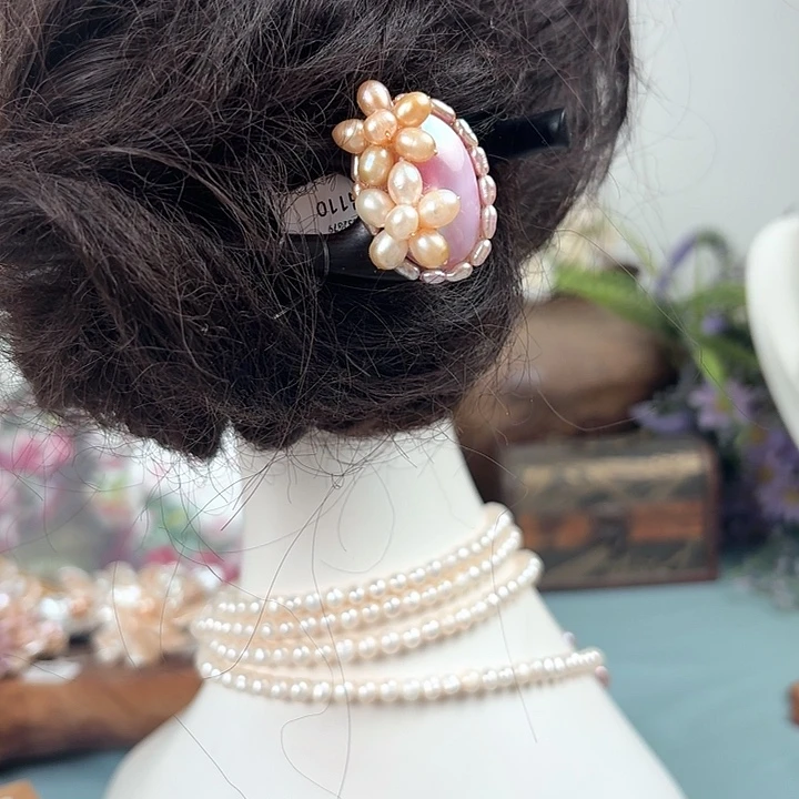 未镶嵌发饰淡水珍珠