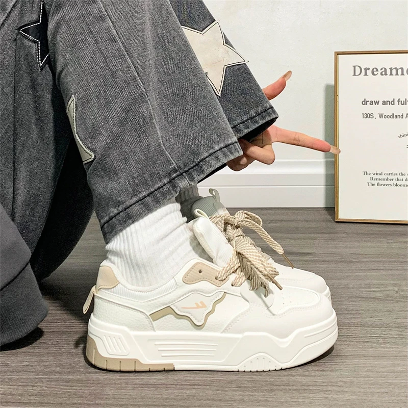 回力厚底小白鞋chic网红潮鞋2025新款女鞋白色板鞋增高运动休闲鞋