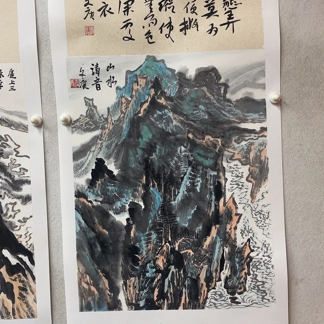 国画1.4平尺国画作品