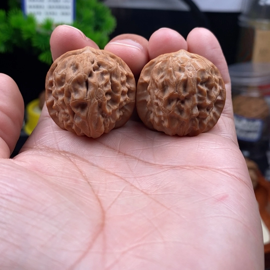 文玩核桃把件石门元宝32