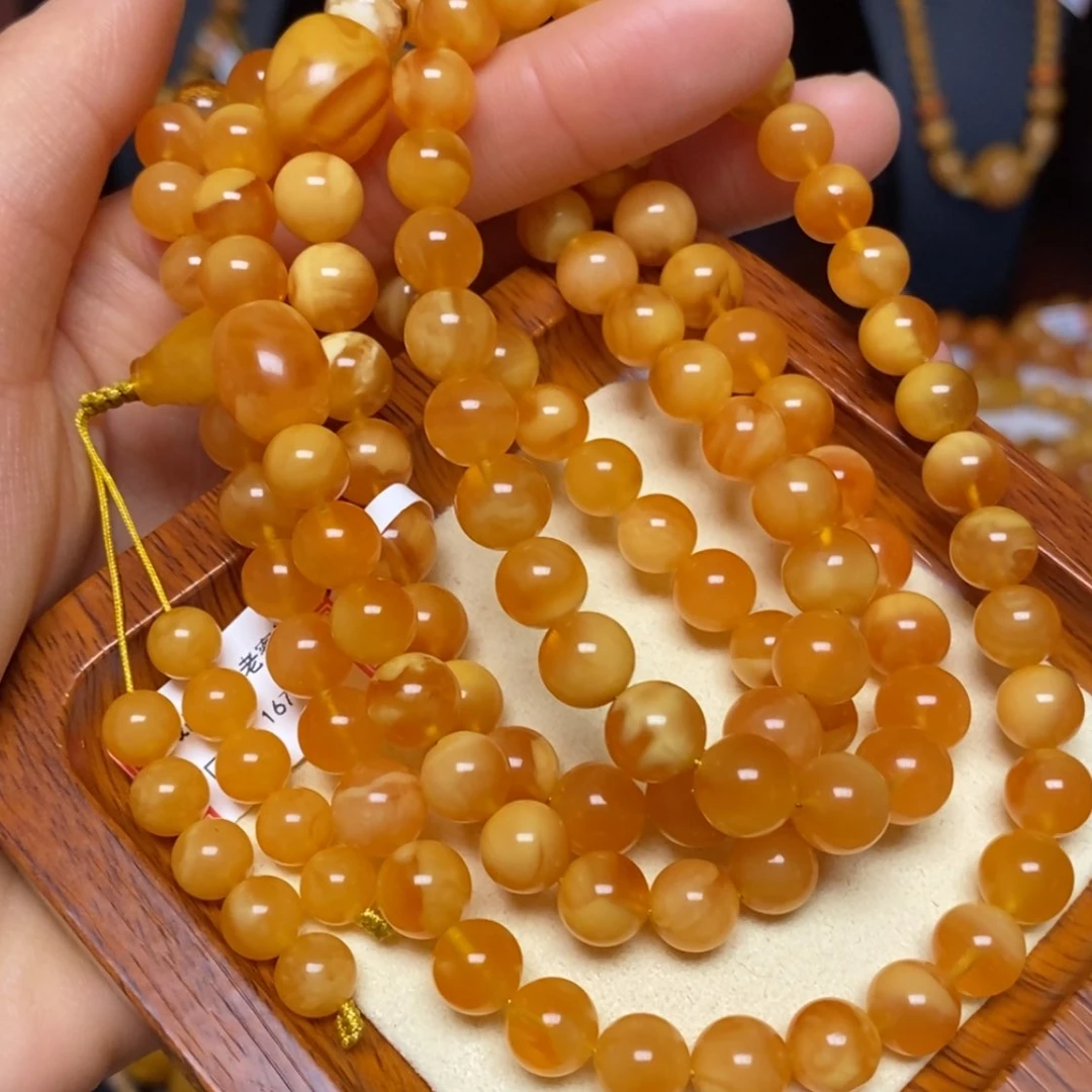 【闪购商品】蜜蜡手链未镶嵌手串