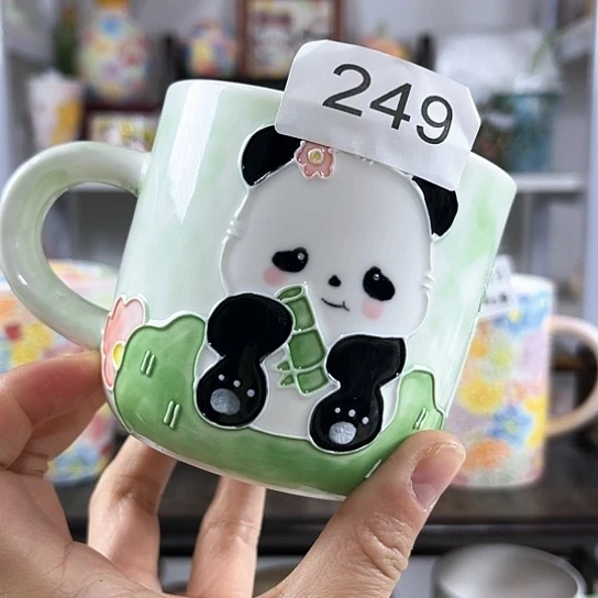 手绘高温釉下彩陶瓷