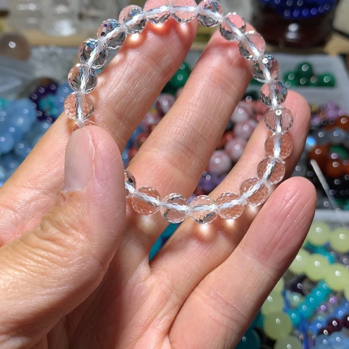 未镶嵌手链水晶8mm手串刻面