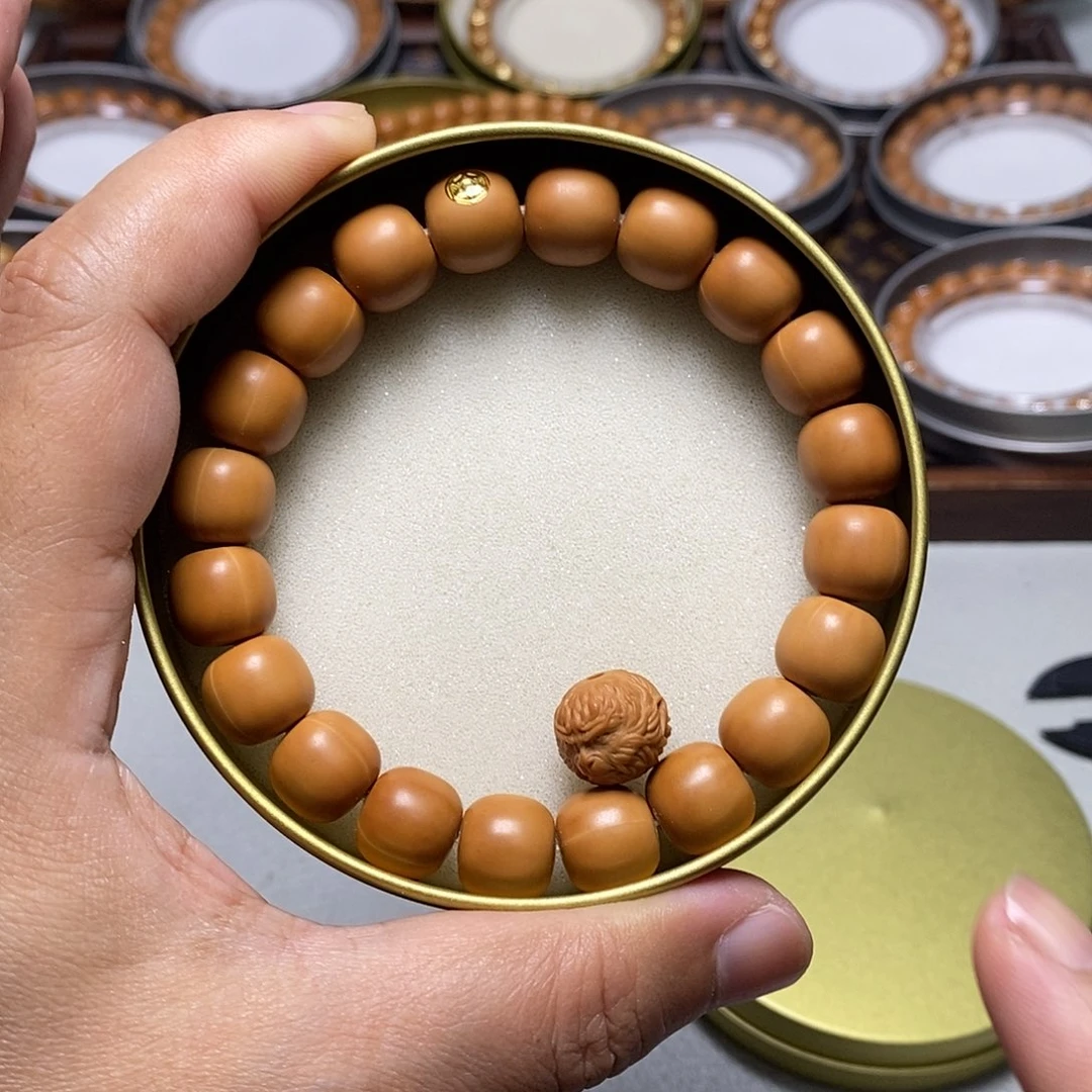 猴头核桃手串30号18k高配龙炎老型12左右