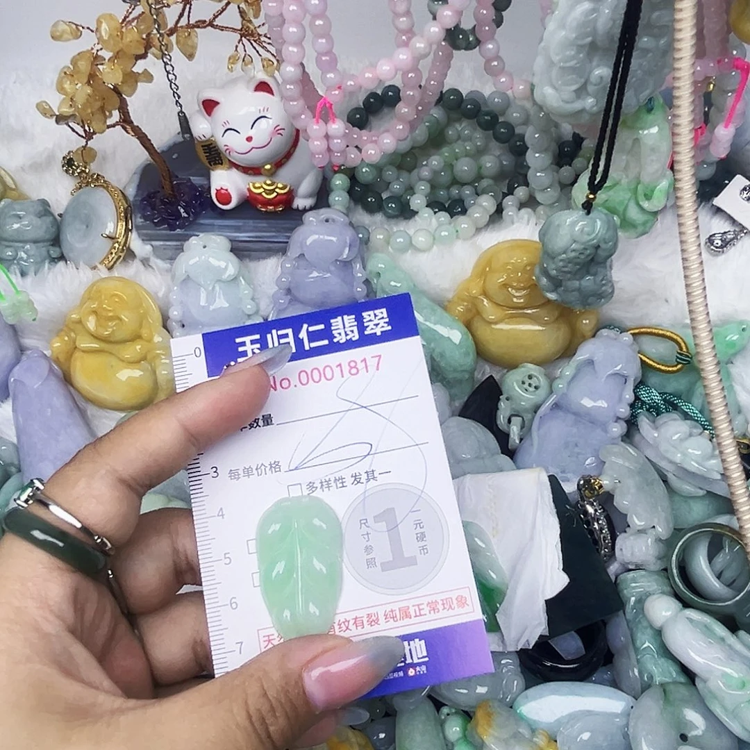 翡翠未镶嵌颈饰211