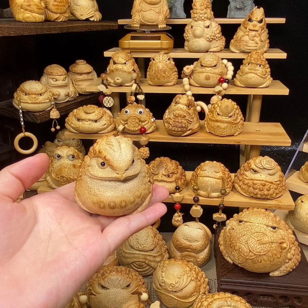 香榧木唐****哥竹根雕作品欣赏