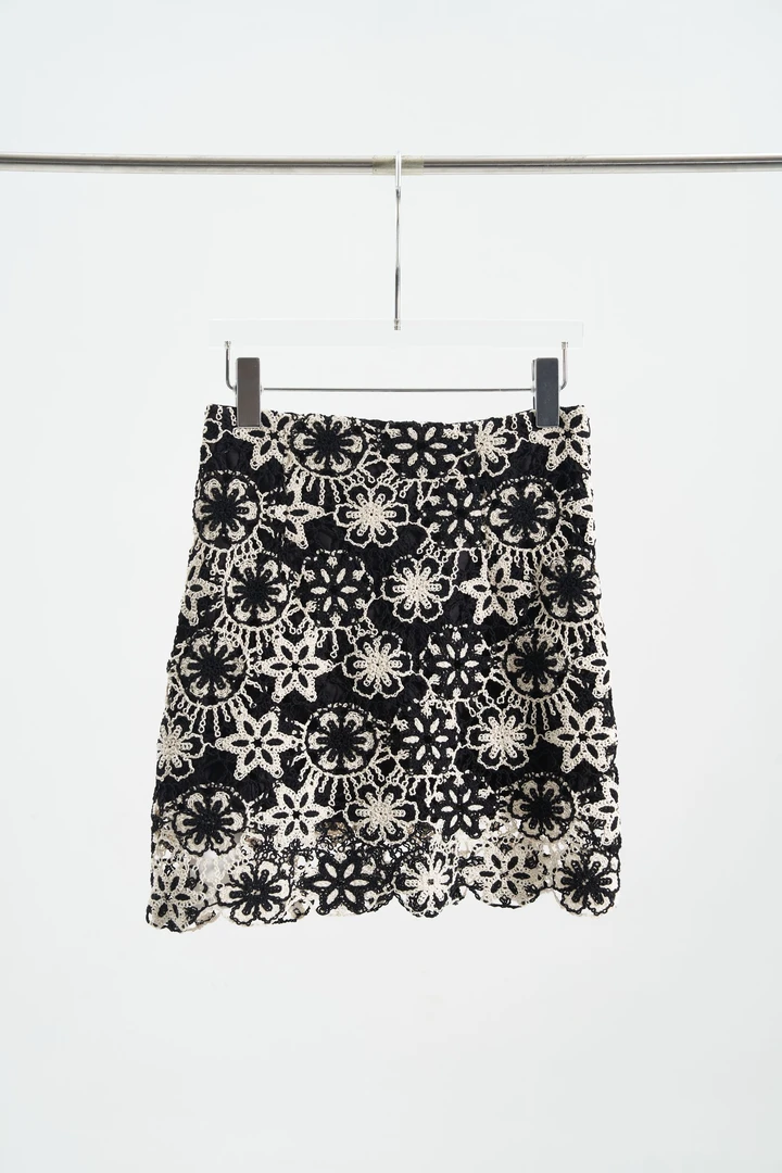 HTT小众设计感原创百搭休闲镂空时尚半身裙5229192