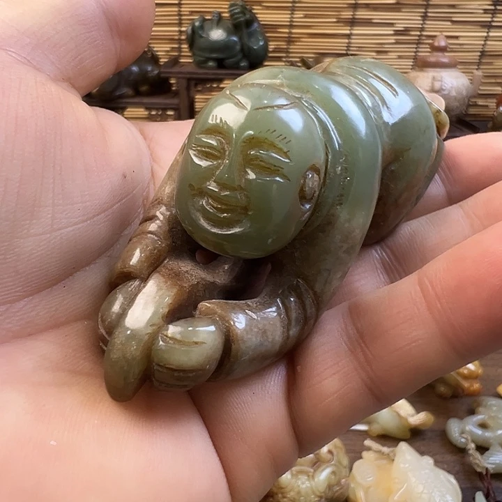 和田玉（糖玉）未镶嵌挂件