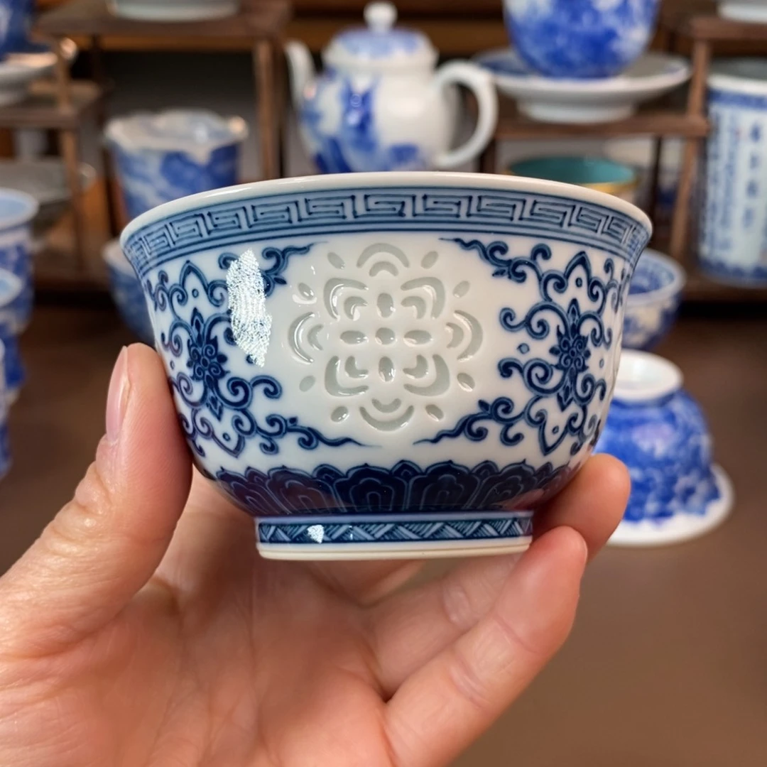 杯景德镇陶瓷手工手绘