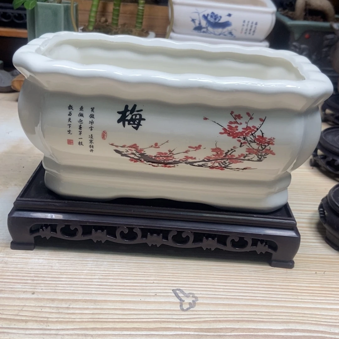 瓷片陶瓷花盆陶瓷艺术