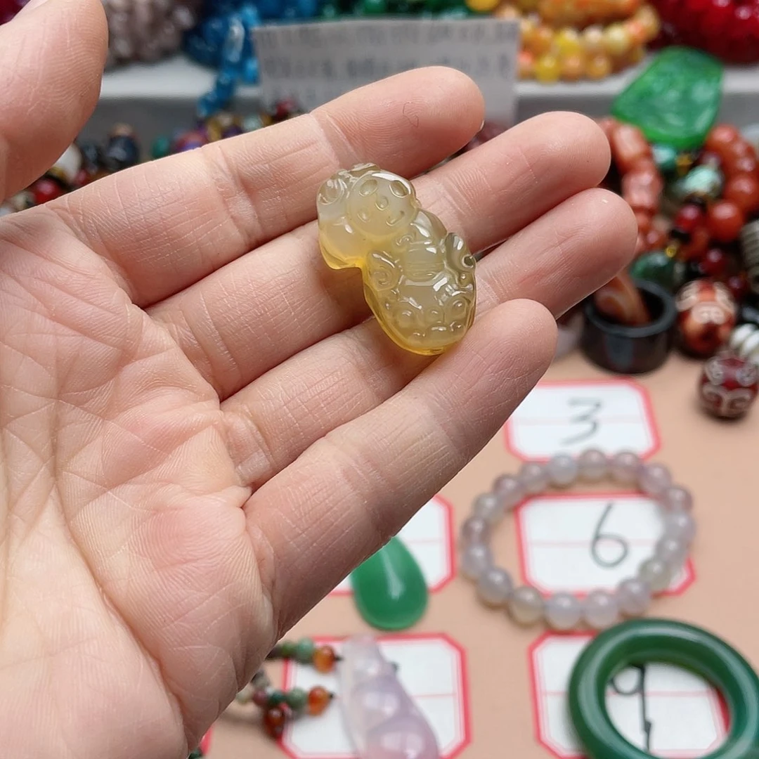 玛瑙/玉髓颈饰合金S*S
