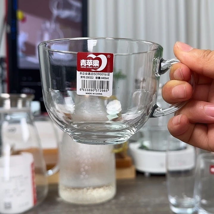水晶玻璃无盖款两只杯子