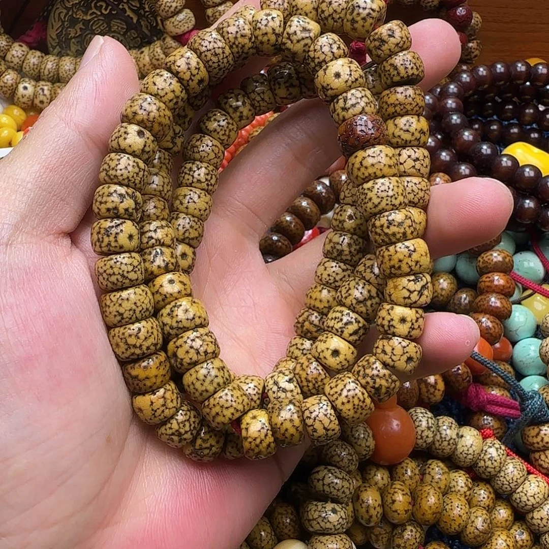 怪***灬星月菩提吊坠藏传星月菩提念珠