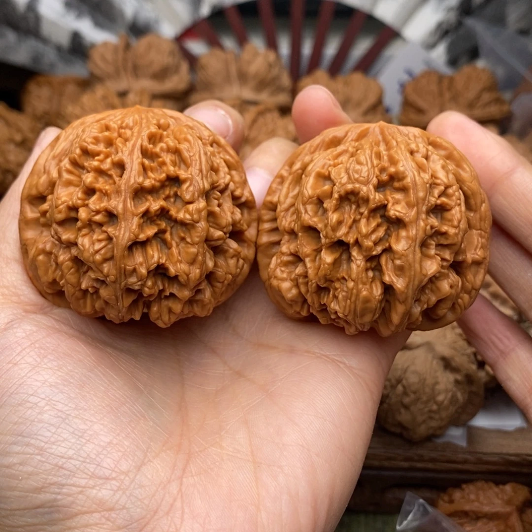 文玩核桃把件664号50粗筋