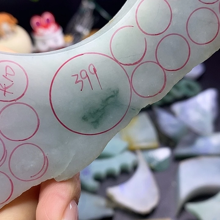 未镶嵌定制翡翠25➕平安扣