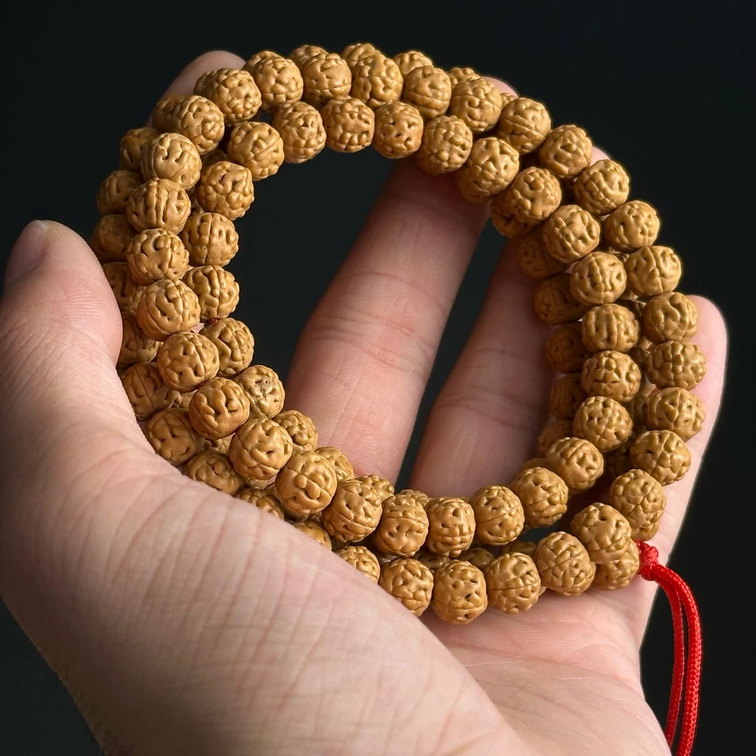 金刚菩提珠串小金刚金蟾脖挂8-9mm