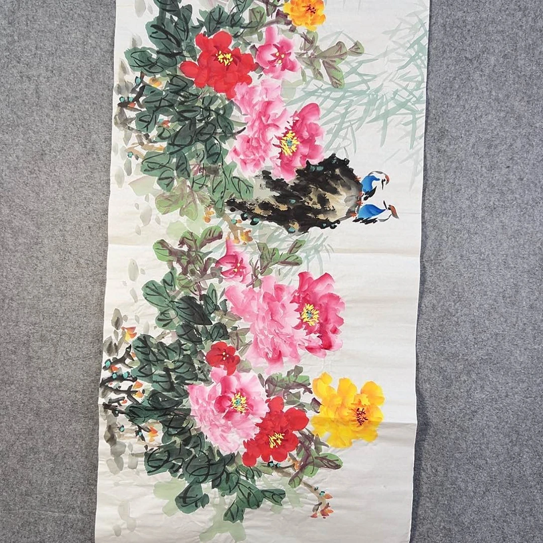 国画486 牡丹之花之香飘四时