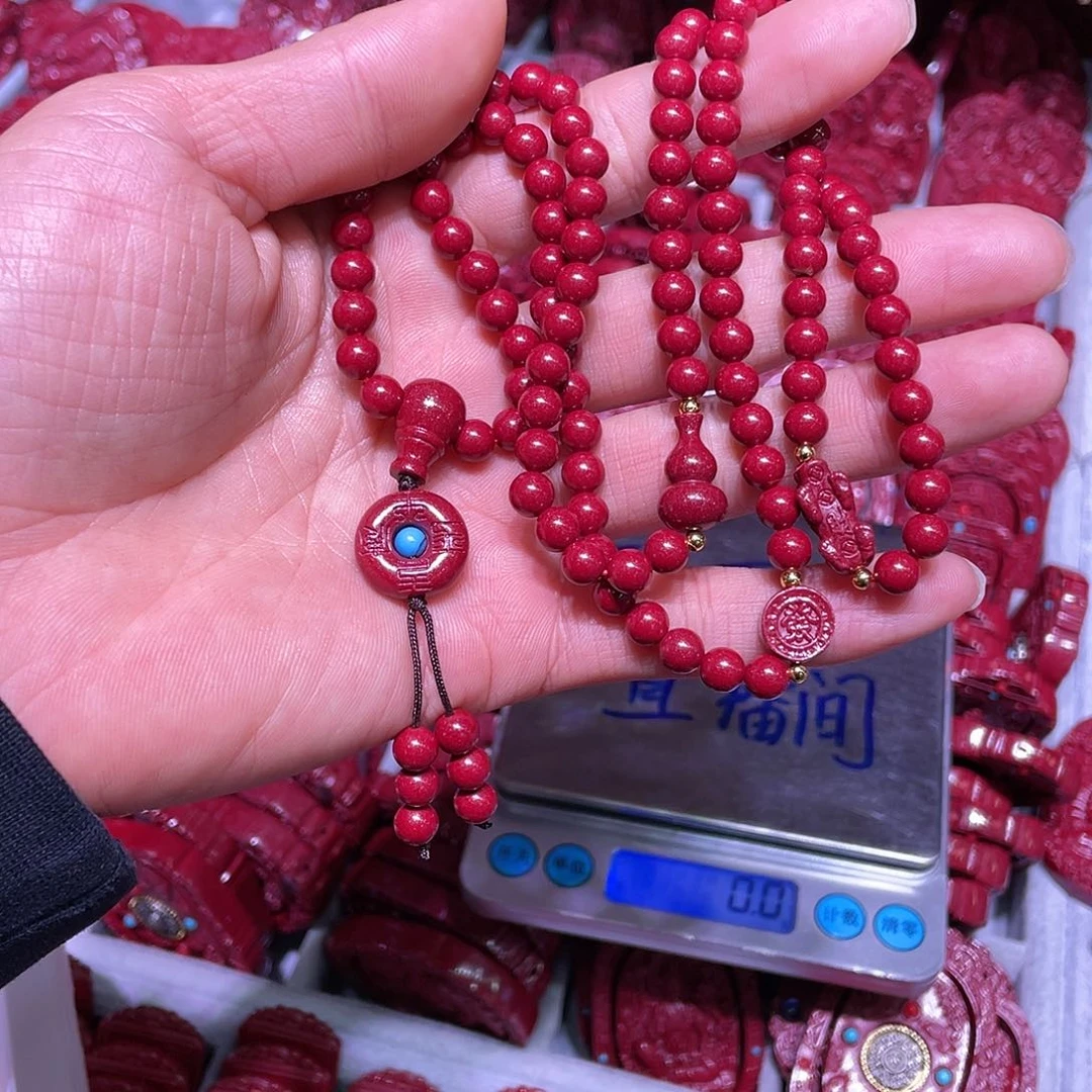 天然辰砂一****_紫金砂6毫米108