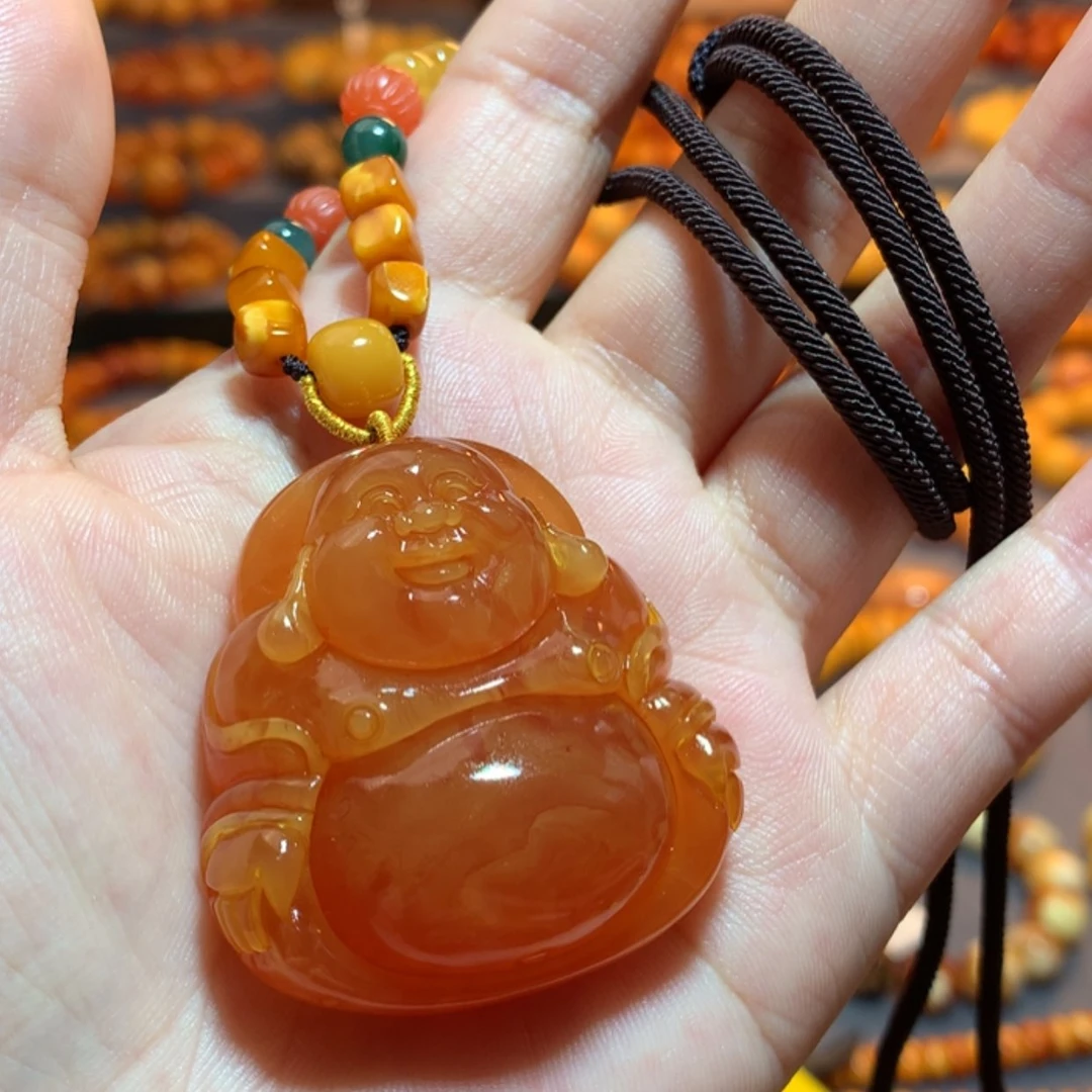 【闪购商品】蜜蜡吊坠(赠链)未镶嵌