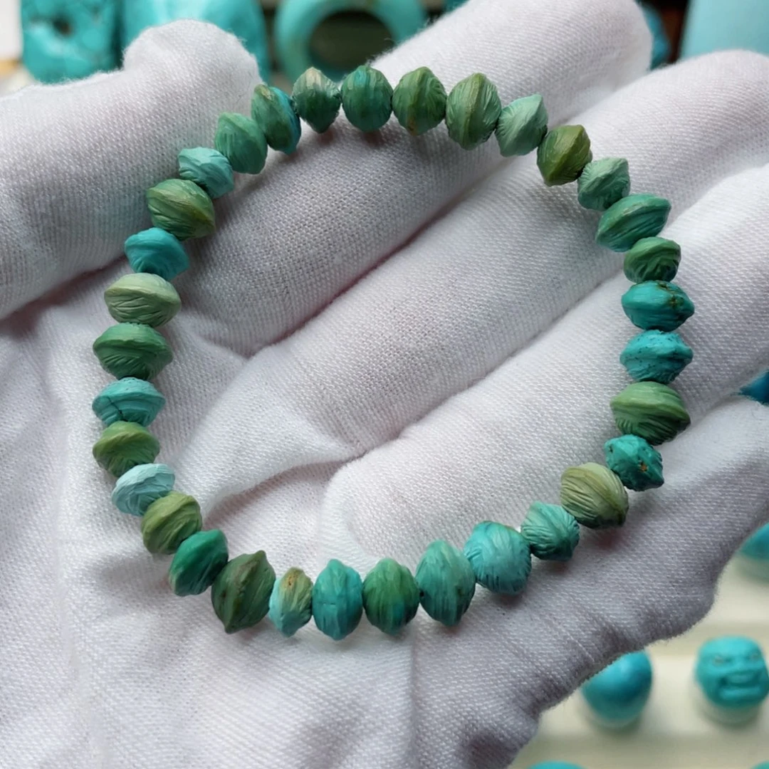 未镶嵌绿松石珠宝奇石