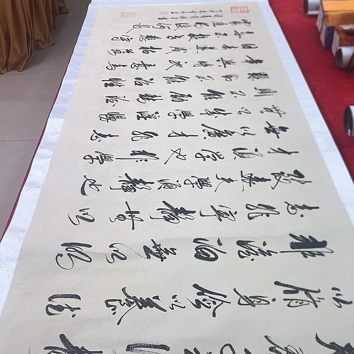 手工装裱字画作品