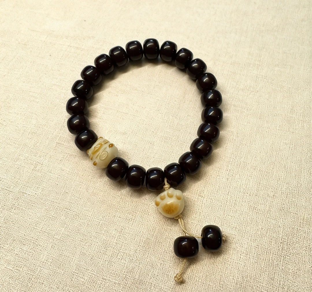 XZ148菩提单圈小猫精品手串