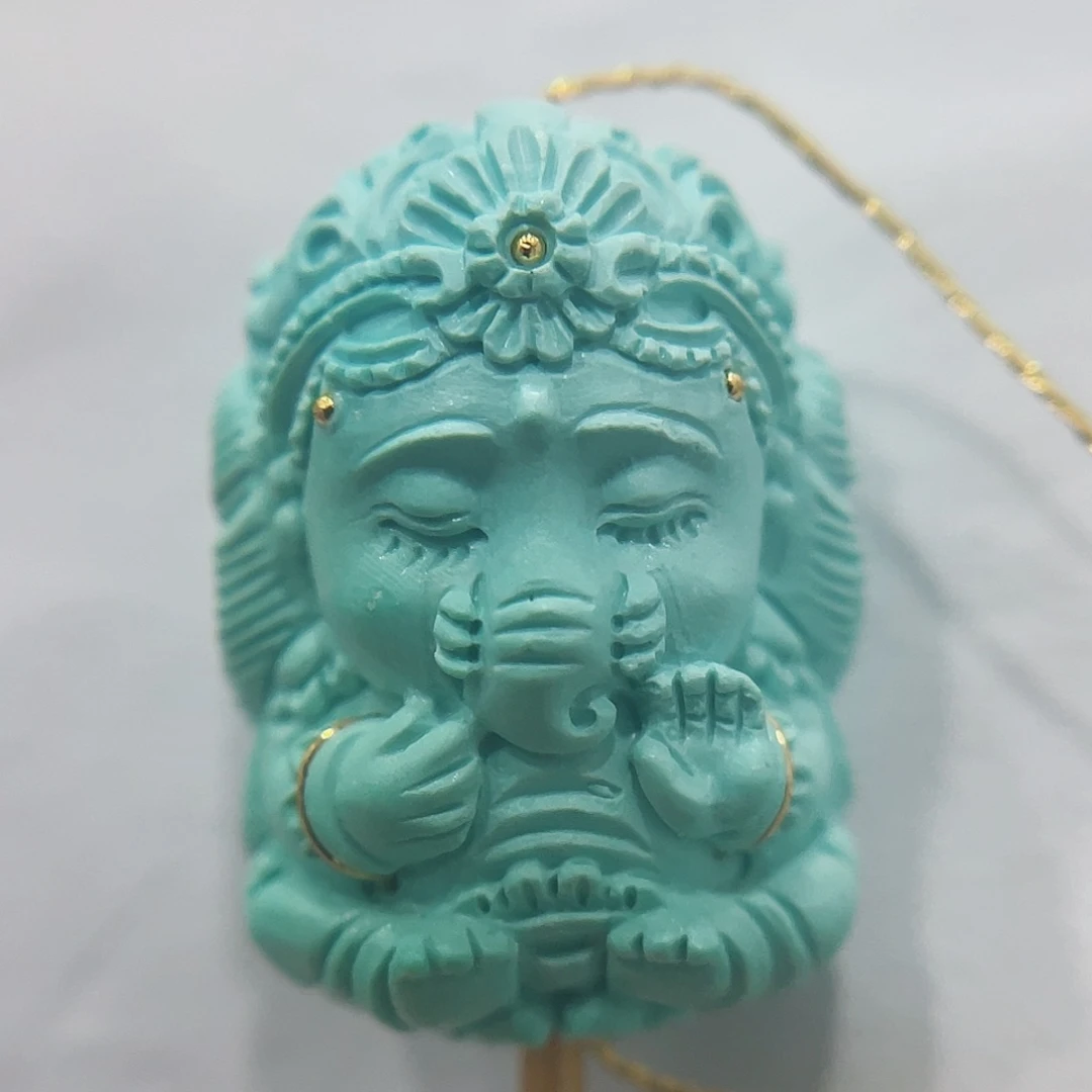 未镶嵌绿松石珠宝奇石