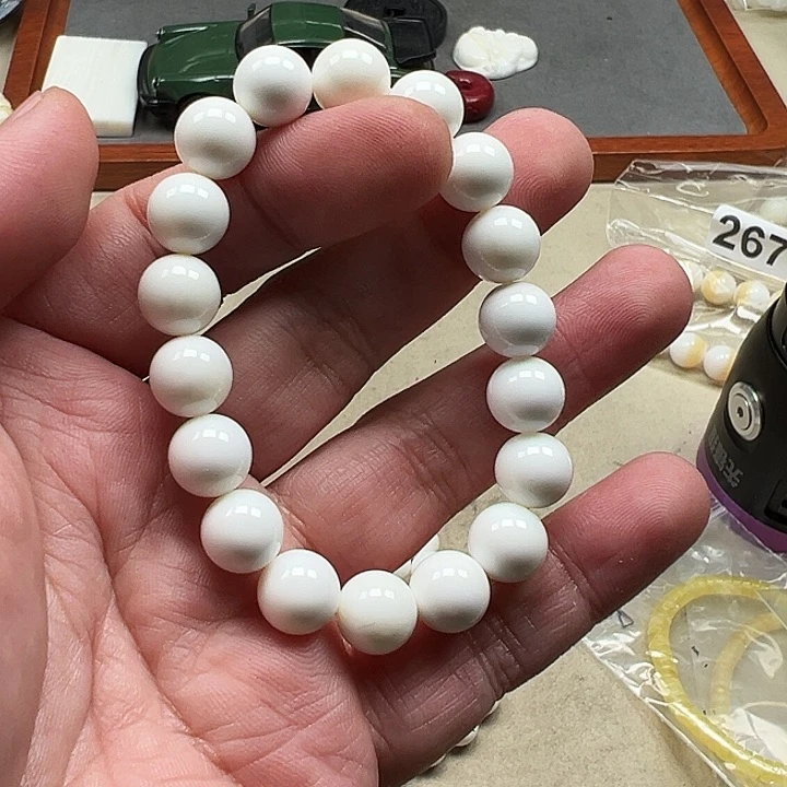 白玉菩提吊坠312白色