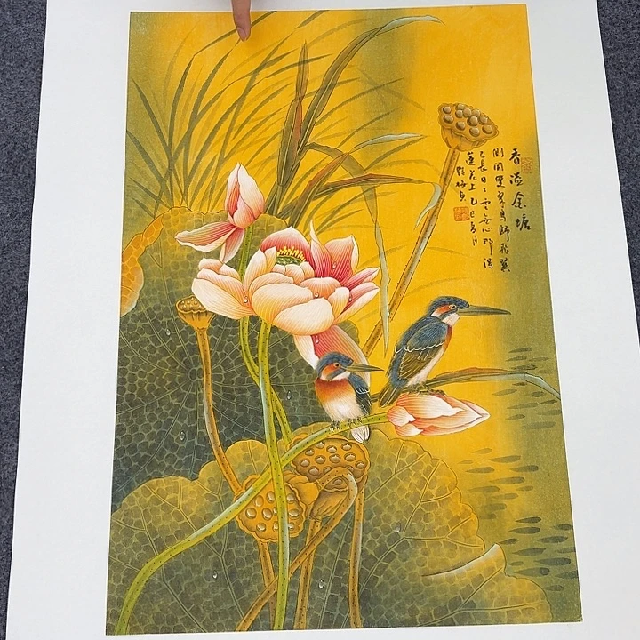 国画手绘国画作品