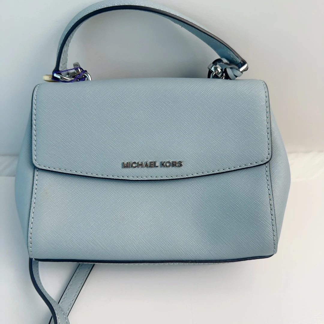 95新 MICHAEL KORS/迈克高仕 迈克高仕蓝色邮差斜挎包