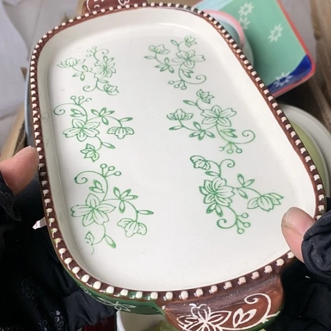 盘陶瓷制品满25拼单发货默认微瑕