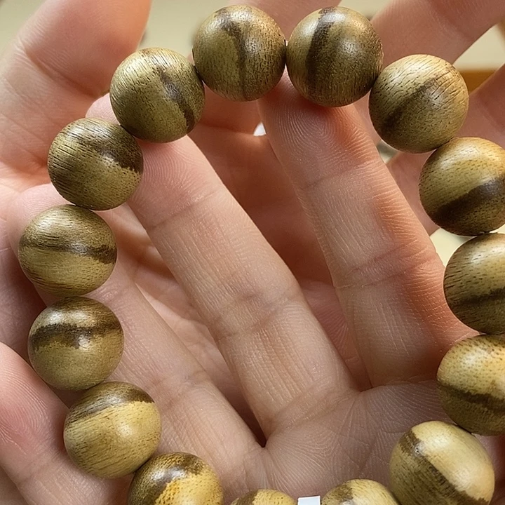 沉香手串天然野达拉干1.4 03