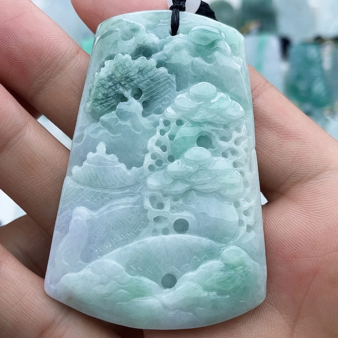 颈饰未镶嵌翡翠翡翠