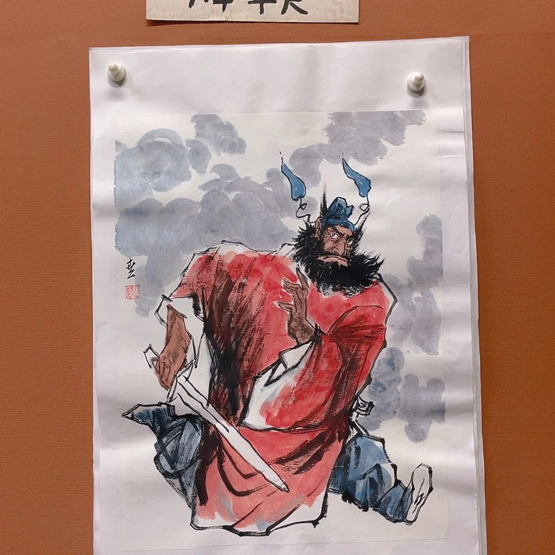 国画1.4平尺纯手绘写意国画作品