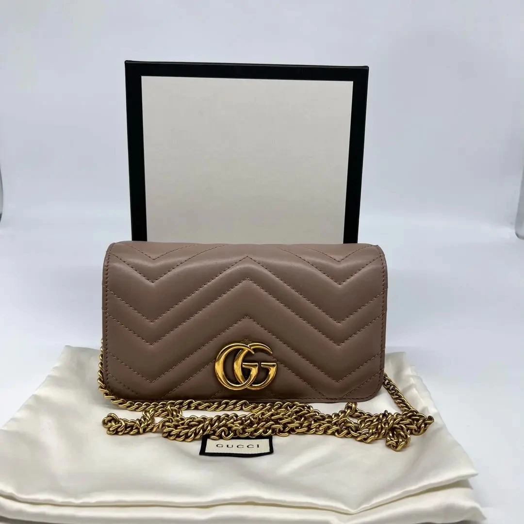 95新 GUCCI/古驰 古驰mini斜挎包 12312
