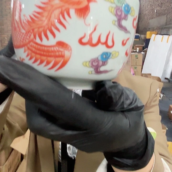 其他陶景德镇高温陶瓷凤纹主人杯