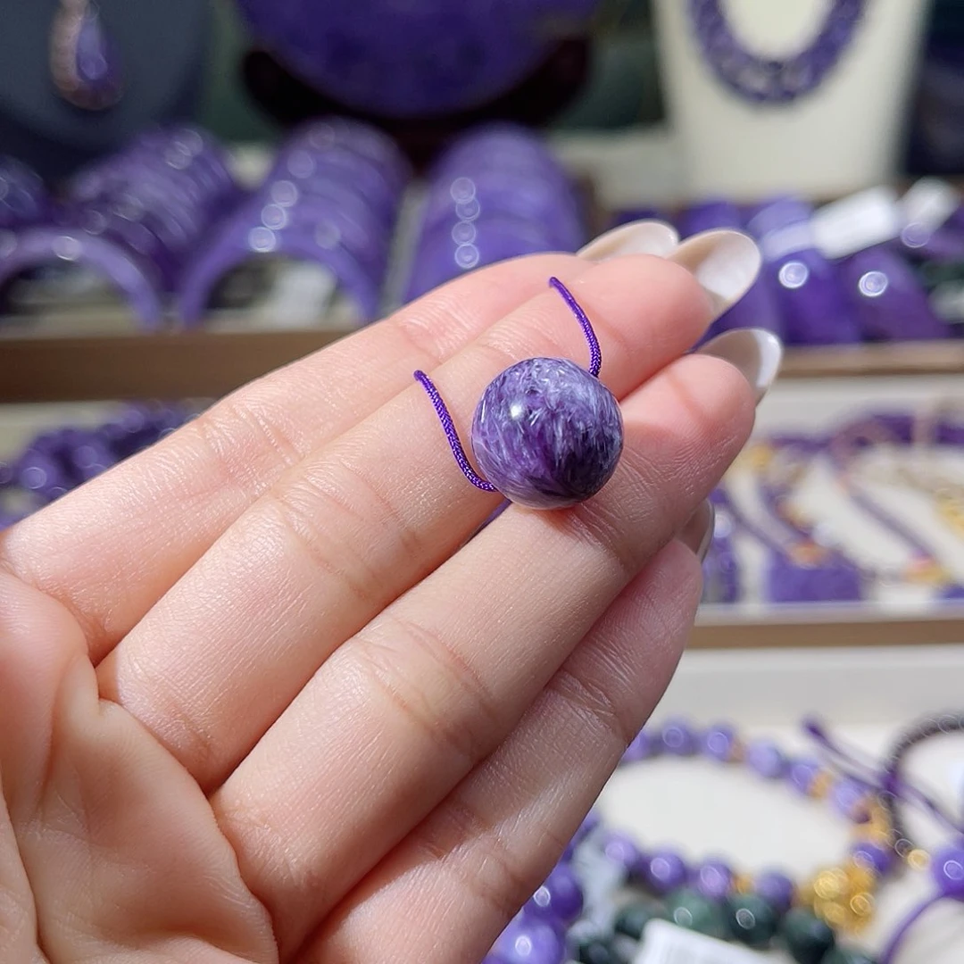 查罗石（紫龙晶）未镶嵌单株14