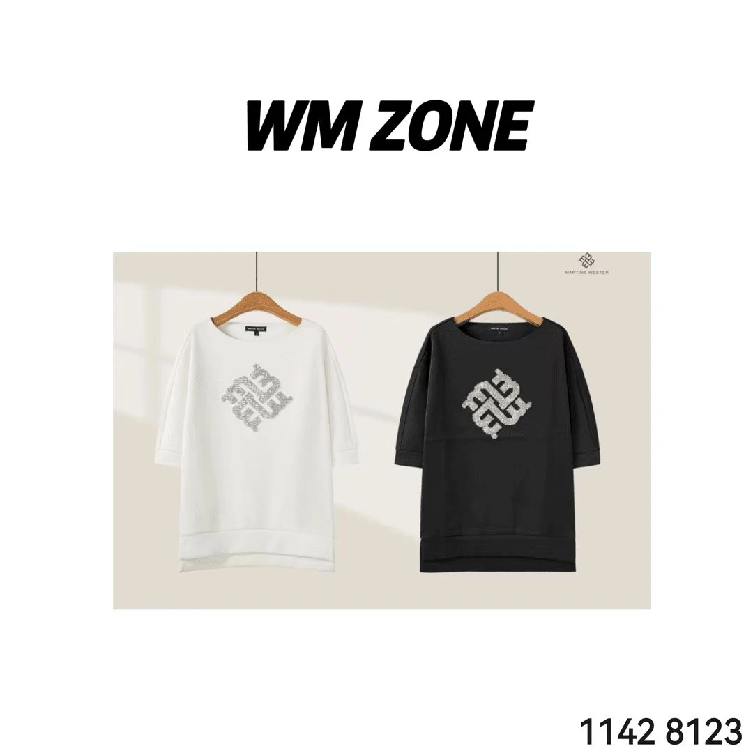 虎儿 4-912 8123 手工串珠短袖卫衣