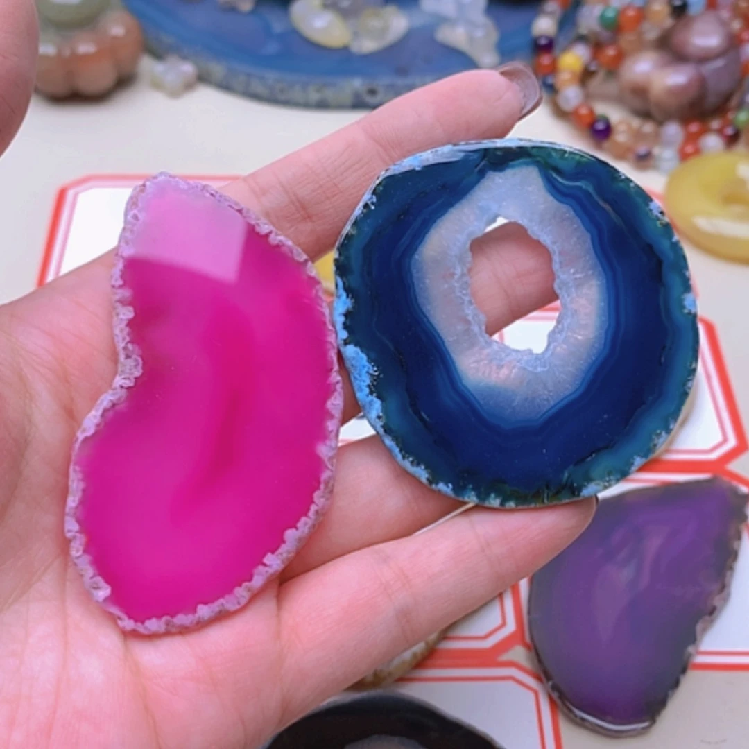 【闪购商品】未镶嵌玛瑙/玉髓珠宝半成品自*歌