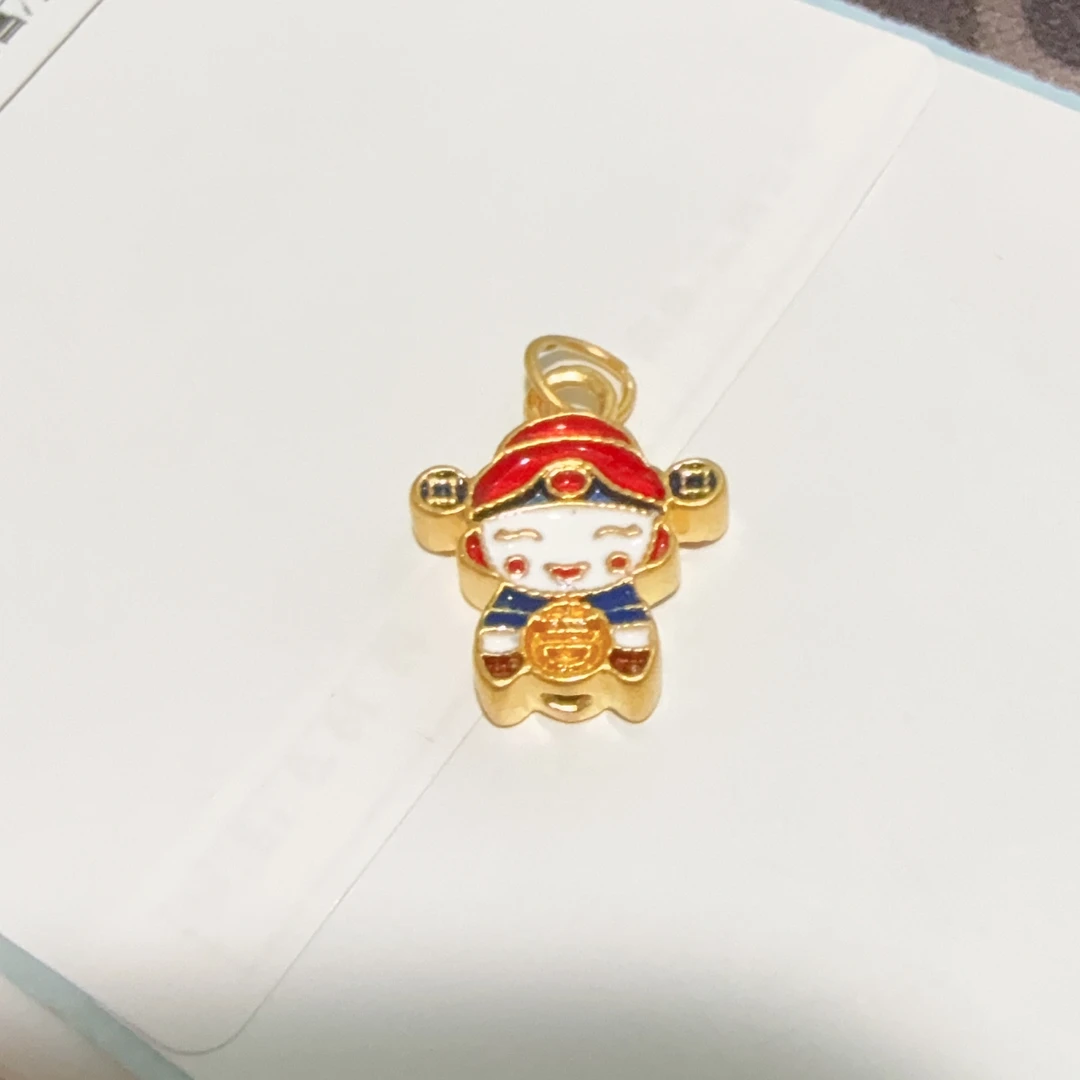 足金999 财神提溜