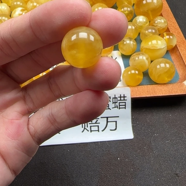 蜜蜡未镶嵌珠宝奇石天然31