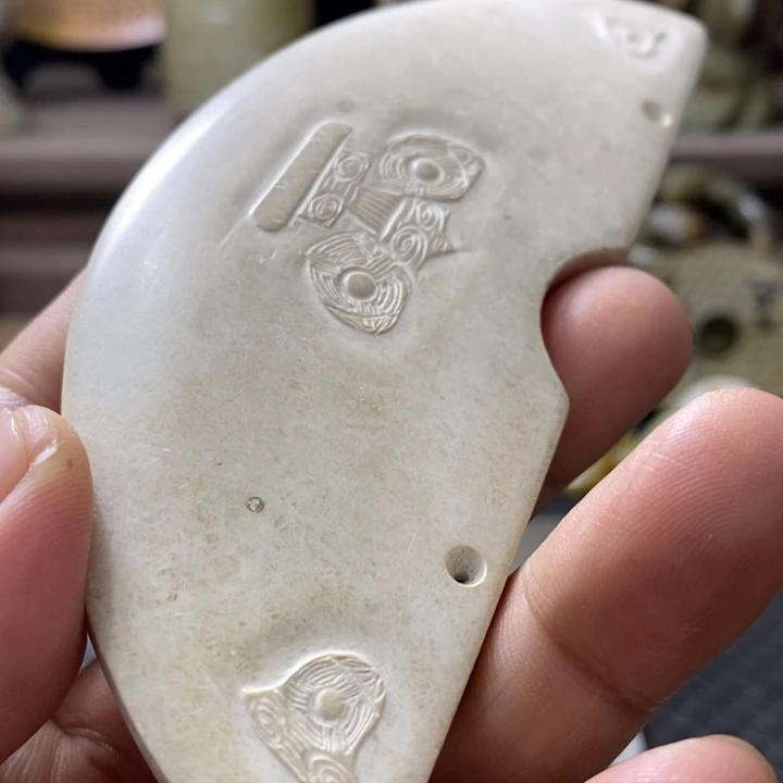 管***程和田玉（糖玉）22K金镶嵌手链