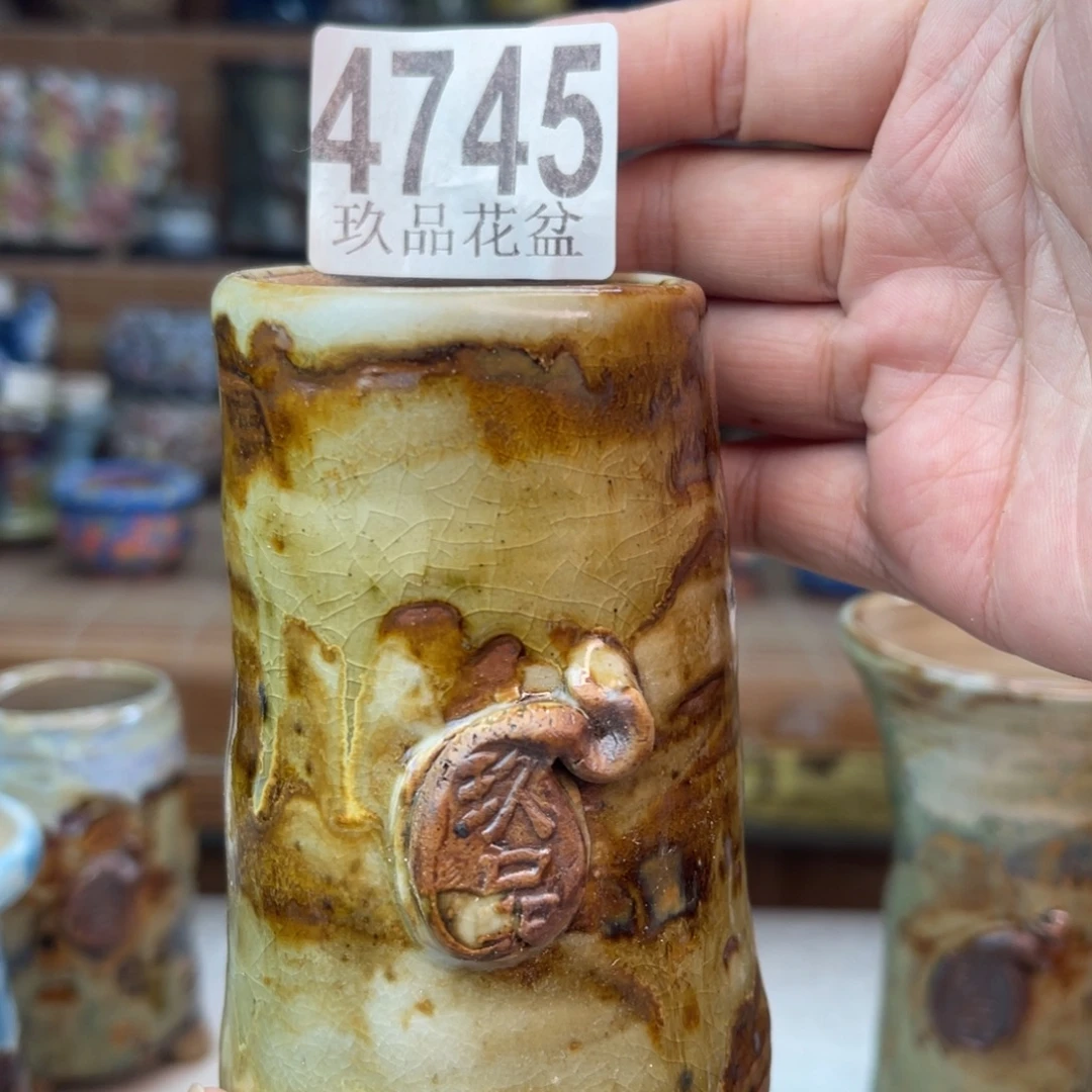 景德镇陶瓷手工花盆默认瑕疵
