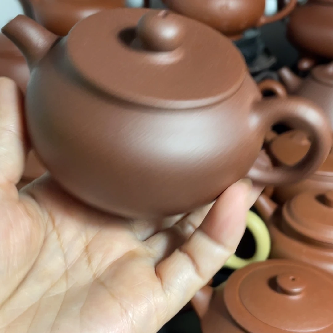 茶壶紫砂平盖壶 150cc