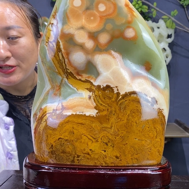 石材精品古青石摆件